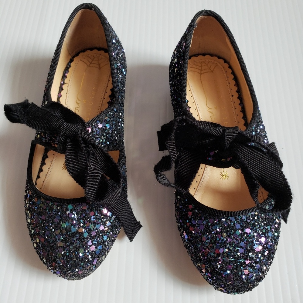 Charlotte Olympia Toddler Sequin Ballet Flats